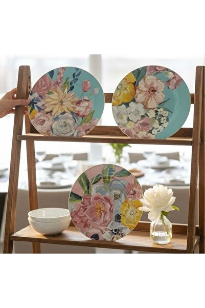 Onedekor 6 lı Full Bloom Porselen Pasta Tabağı