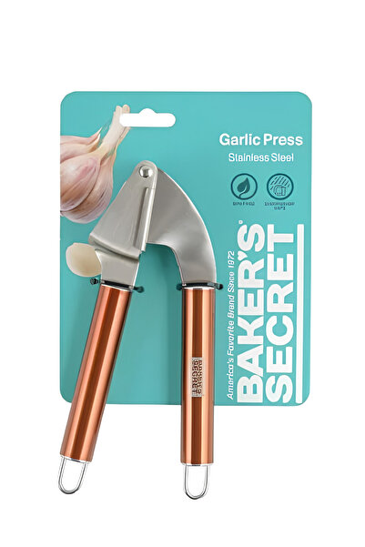 Prime Cart Collections Stainless Steel Garlic Press & Crusher with Ergonomic ...