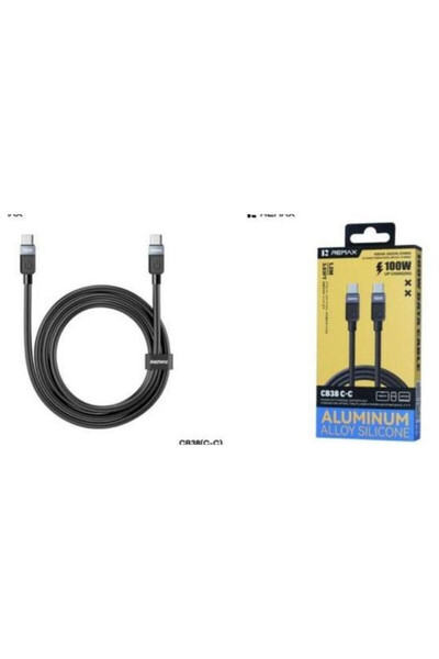 Remax Καλώδιο δεδομένων USB 2.0 USB-C αρσενικό σε USB-C 65W Μαύρο 1.2μ