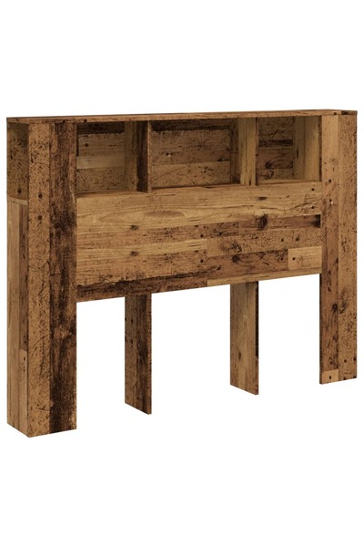 vidaxl Tăblie pat cu dulap lemn vechi 140x18,5x102,5 cm lemn prelucrat