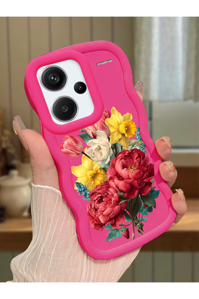 Hontinga Redmi Note 13 Pro Plus 5g Compatible Case Camera Protector Red Silic...