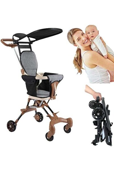 Arabest Baby Stroller,Professional Foldable 4 Wheels,Ergonomic Adjustable Inf...