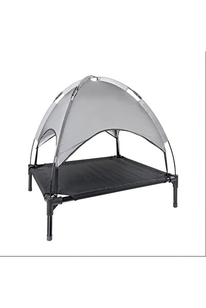 Arabest Elevated Outdoor Dog Bed with Canopy,Waterproof Portable Raised Cooli...