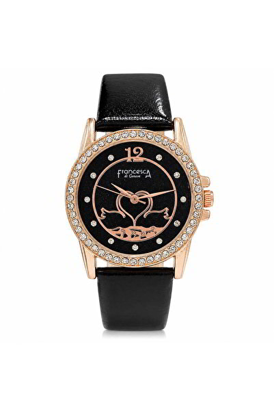 Watch Ceas de dama, Francesca di Geneva, Negru, FF478