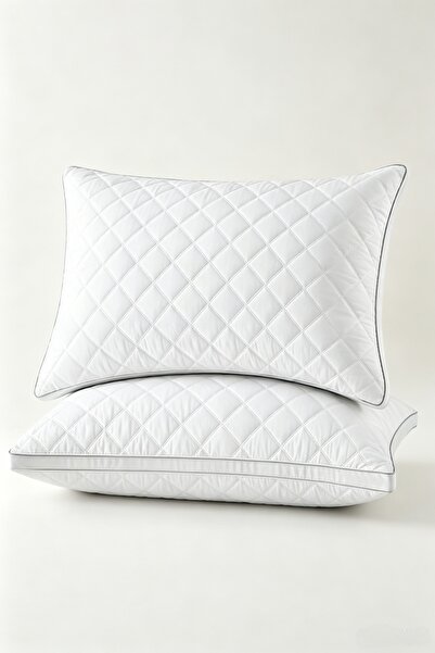 Bleco Bed pillow set (2 pieces), high-quality quilted sleep pillows, breathab...