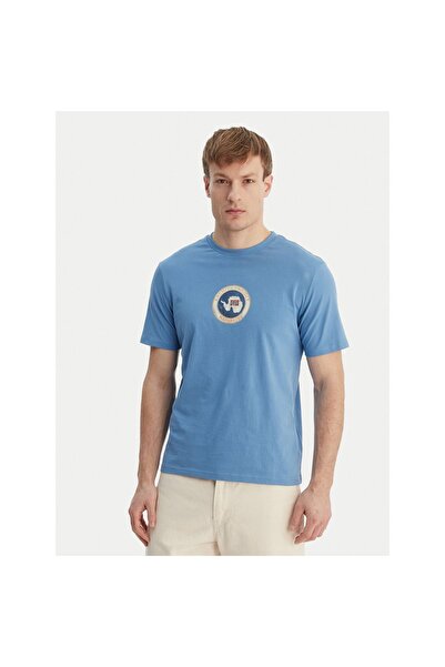 Napapijri Tricou bărbătesc NP0A4G5AB9A1 Albastru