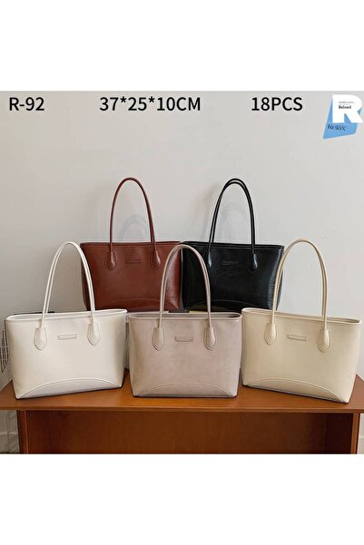 Relax for bags Classic Women's Large Capacity Tote Bag in Soft Leather - Vers...