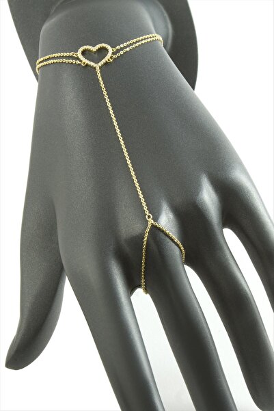 ZERO LAND Matxzngz Heart Zircon Stone Luxury (132852) Steel Shahmeran-Yellow