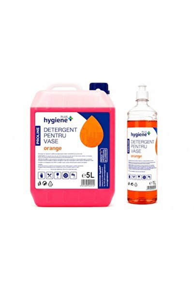 HYGIENE PLUS Detergent de vase Proline Orange 5L și pachet de detergent de va...