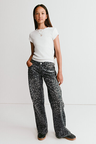 H&M Wide Leg Low Jeans