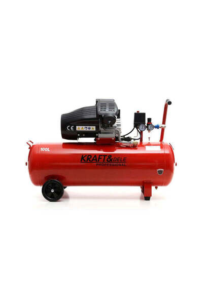 Kraft&dele Compresor de aer industrial, 100 L, 3 kW, 220 V, KD 1480