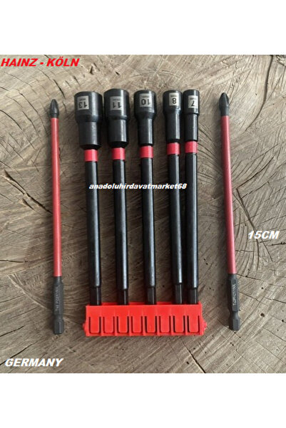 Koln KÖLN 15CM BİTS UÇ PH2-PZ2 UZUN SOMUN SIKMA UCU MANYETİK LOKMA UCU 7MM 13...
