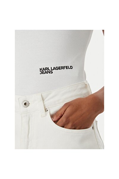 KARL LAGERFELD JEANS Body de damă A2W17021 Alb