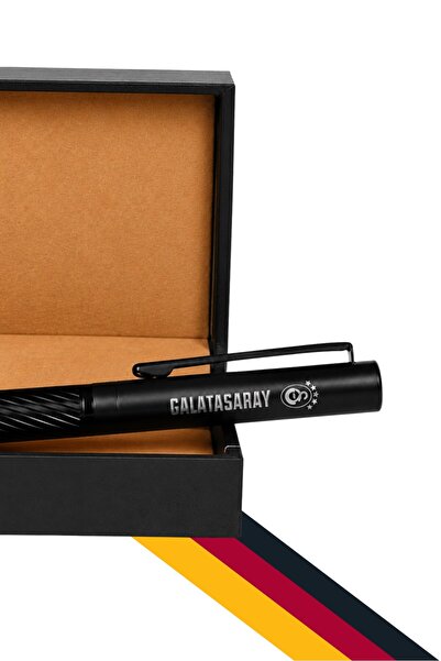 Galatasaray Licensed Faux Leather Boxed Signature Pen