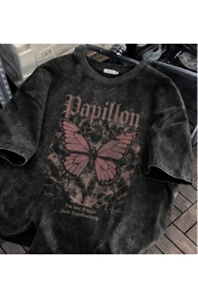classy moda Unisex πολύχρωμο μπλουζάκι με στάμπα Oversize Streetwear Άνετη εφ...
