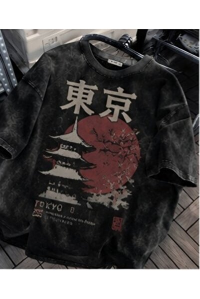 classy moda Unisex Colorful Oversize Printed T-Shirt Streetwear Comfortable F...