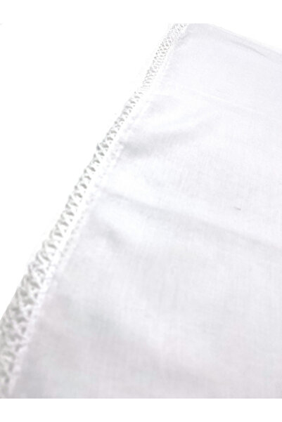 nazipek 15'li Set Kenarları Oyalı %100 Pamuklu Yazma 100x100cm Eşarp