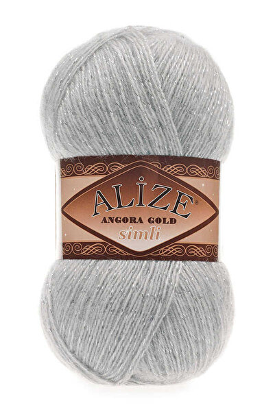 Alize Ανγκόρα Χρυσό Σιμλί 21 - Γκρι