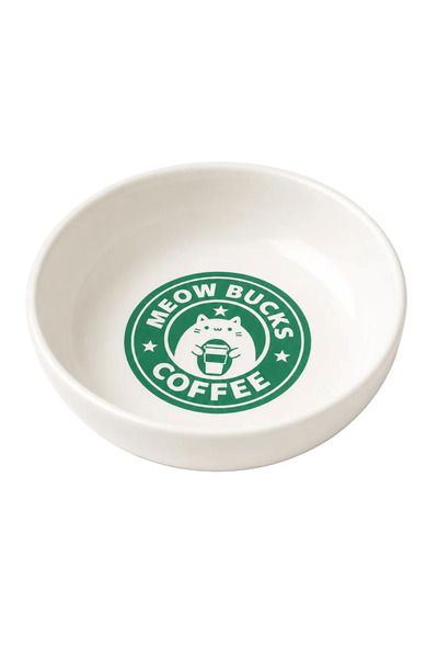 Meowbucks Seramik Su Kabı