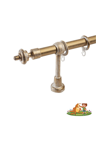 KLEIDECO Galerie simpla perdea INOVATIE, Plastic, Diametru 28 mm, 260 cm, Alb...
