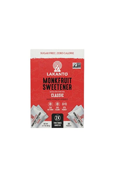 Lakanto لاكانتو محلي فاكهة الراهب الكلاسيكي 30 كيس 90 جرام