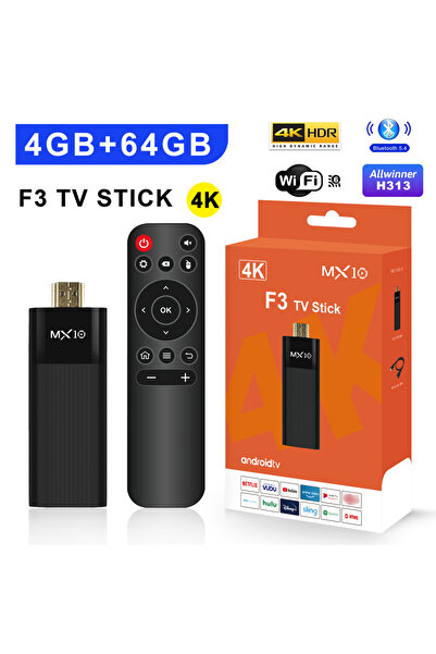 Choice black Versión en de Android 14 TV stick 4k 1080p WiFi 6 Google Voice N...