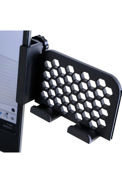 Choice black Monitor side phone holder, compatible with desktop monitors and ...