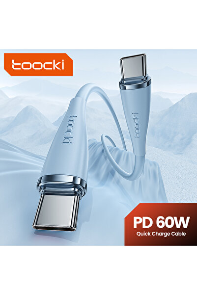 Choice5 toocki Pink 2M Toocki PD 60W USB C To USB C Cable 3A Fast Charge Type...