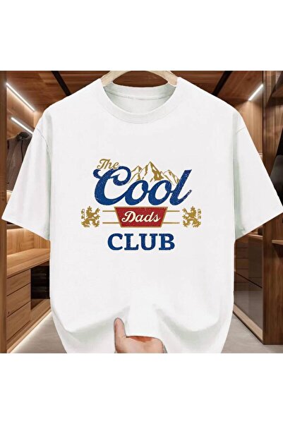 799 The Cool Dads Club - Men'S Round Neck T-Shirt Vintage Style Casual Versat...