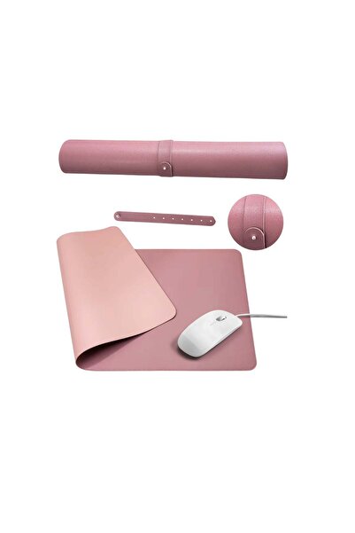 LEAN Mousepad antiderapant, 80 x 40 cm, roz, 26186