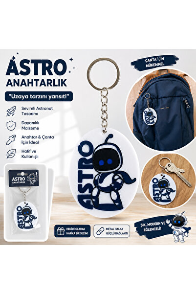 AdaBahçe Tarım سلسلة مفاتيح ADASTORE Astro ثلاثية الأبعاد بتصميم روبوت - إكسس...