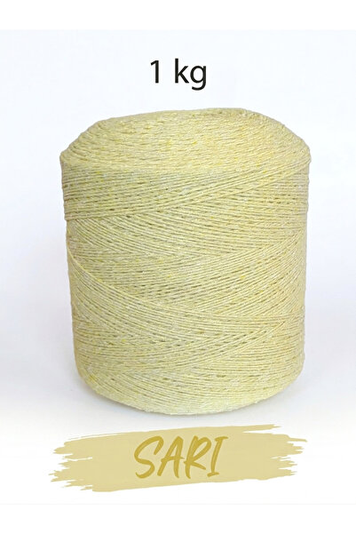 Bevella Macrame Cord 1 kg fir de bumbac pentru tricotat manual - fir de bumba...
