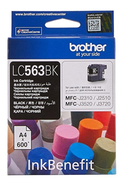 Brother Ink Cartridge, Black [lc563bk]
