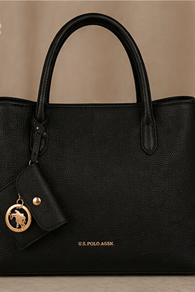 U.S. Polo Assn. USPA TOTE BAG US6558,BLACK