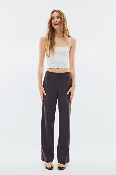 Stradivarius Slim fit straight-leg trousers