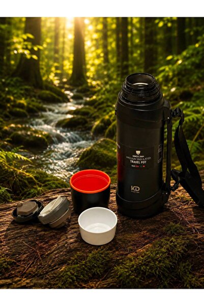 POINTTECH 2.5 Litre Çift Katmanlı Vakumlu Çelik Termos – 48 Saat Sıcak & Soğu...
