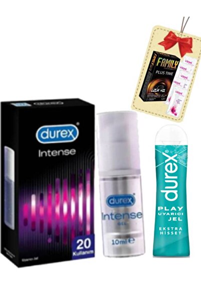 Durex Intense Jel Kadınlara Hissiyat Sunan Formül-Extra Hisset Jel Set+12'li ...