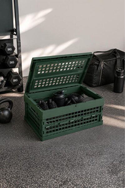 Smartware Blox Folding Box with Holes and Lid 24 Lt