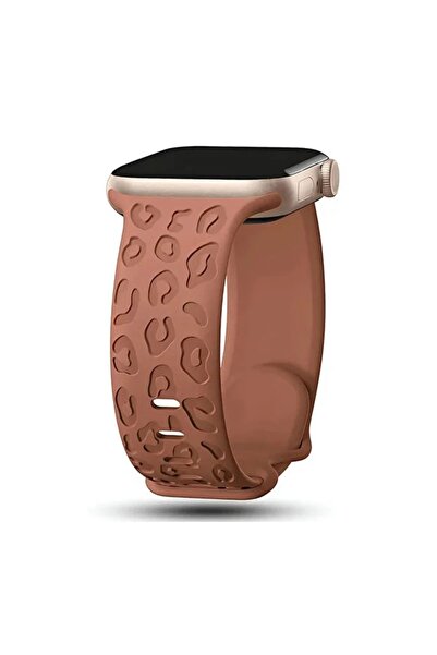 Dexmon Huawei Watch Fit 2 Uyumlu Leopar Desenli Silikon Kordon Kayış