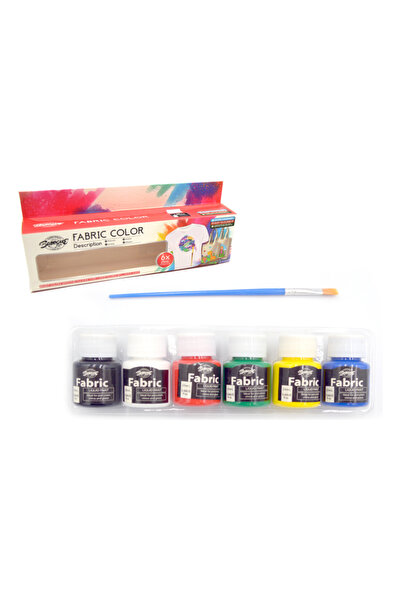 OEM ΣΕΤ 6 ΧΡΩΜΑΤΩΝ ΓΙΑ ΥΦΑΣΜΑΤΑ 25ml 0515234 (PIECES)