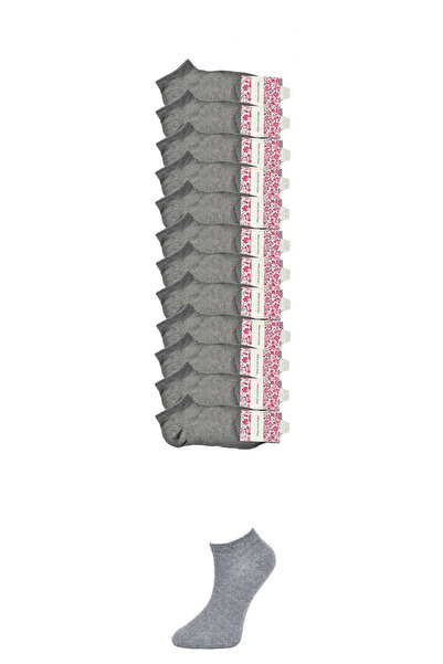 mtm My The Mall Clothing Gray Women's Ankle Socks 12 Pairs