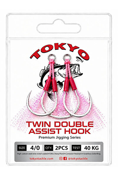 Tokyo Tackle Twin Double Assist Hook 2'li Asist Kanca No:4/0