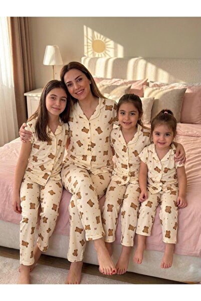 Bumca Pijama Anne Kız Takımlanabilir Pijama Takımı