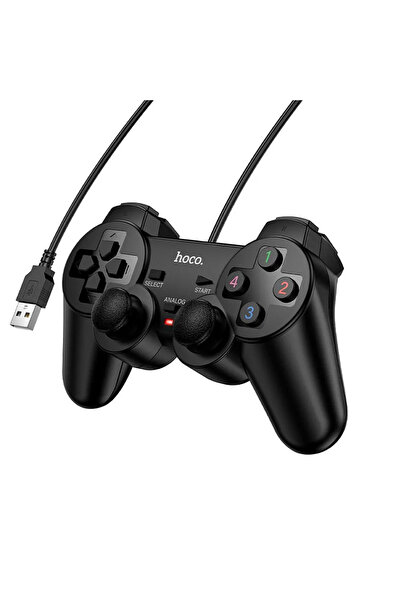 Hoco Fast Link GA3 ενσύρματο χειριστήριο για PC, USB-A, μαύρο