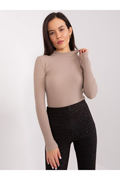 Basic Feel Good Bluza Dama Maneca lunga, Dungi, BASIC FEEL GOOD, Bej inchis C...