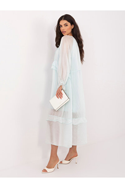 Italy Moda Women's Dress, ITALY MODA, Viscose, Oversized Dress, Mint, model I...