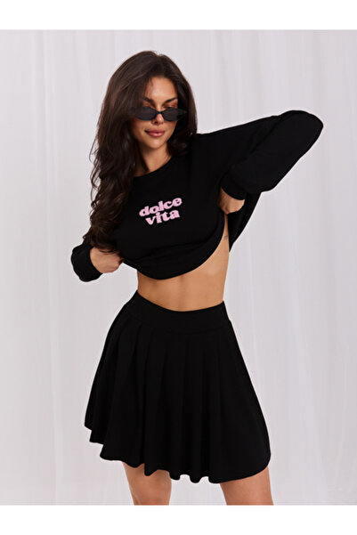 Relevance Compleu Dama Mini, Decolteu rotund, RELEVANCE, Negru Model RV-KMA12...