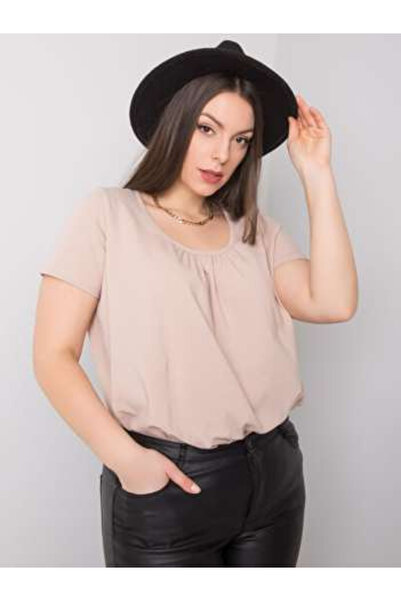 Basic Feel Good Дамско трико, BASIC FEEL GOOD, Памук, Къс ръкав, Бежов, модел...