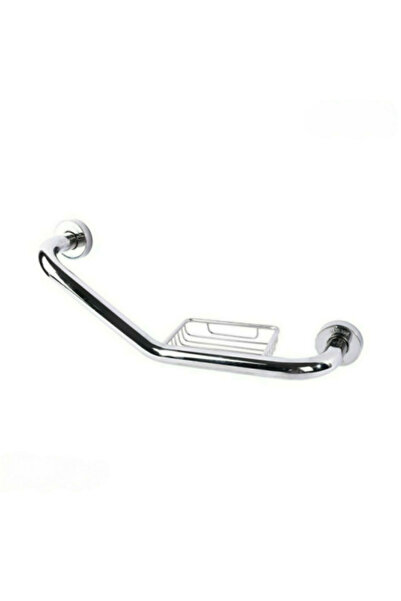Orisa Wall Mounted Elderly Safety Corner Bathroom Grab Bar with Chrome Finish...