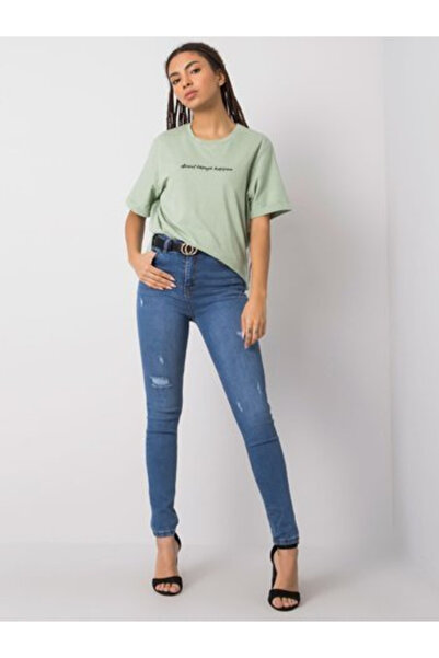 rue parıs Blugi Dama Lunga, Conica, RUE PARIS, Albastru Casual Model 319-SP-6...